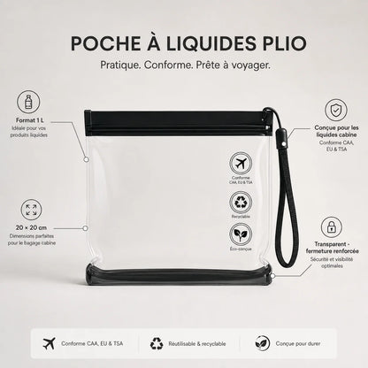 Lot de pochettes pour liquide cabine